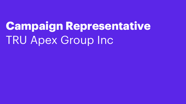 Campaign Representative