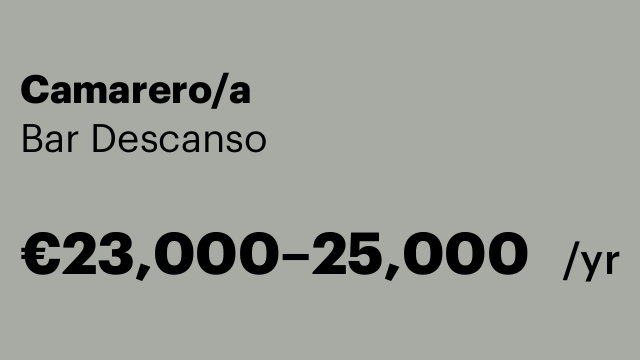 Camarero/a