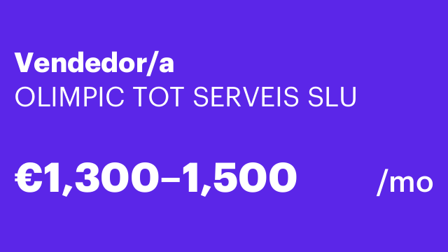Vendedor/a