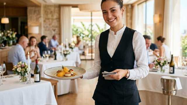 2 CAMARERO/AS DE SALA PARA PRESTIGIOSO RESTAURANTE 2100€ BRUTOS AL MES