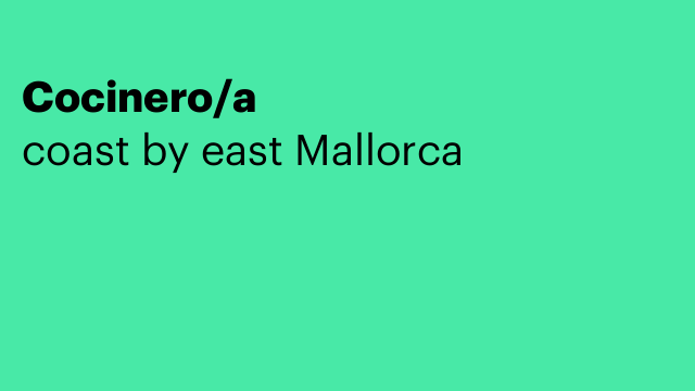 Cocinero/a