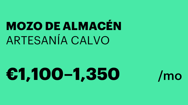 MOZO DE ALMACÉN
