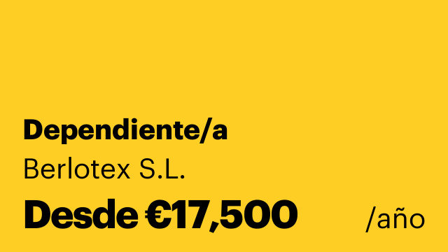 Dependiente/a