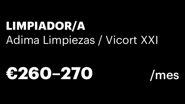 LIMPIADOR/A
