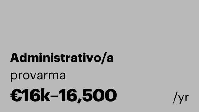 Administrativo/a