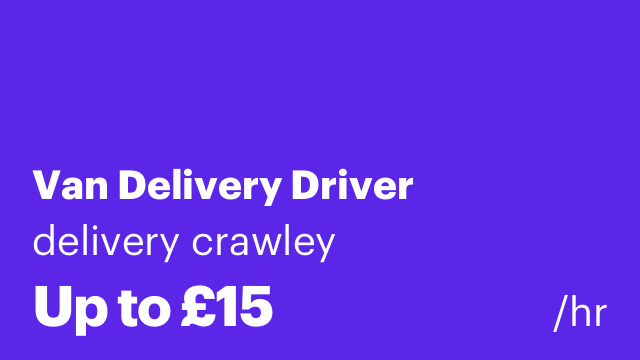 Van Delivery Driver
