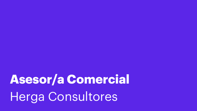 Asesor/a Comercial