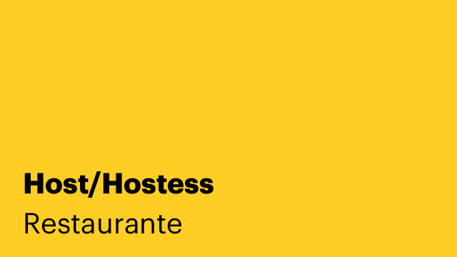 Host/Hostess