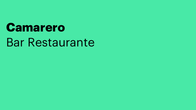 Camarero