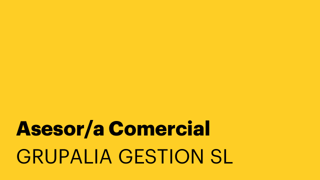 Asesor/a Comercial