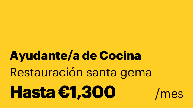 Ayudante/a de Cocina