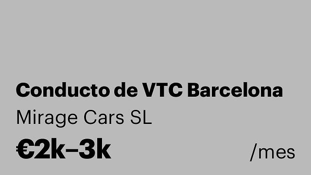 Conducto de VTC Barcelona
