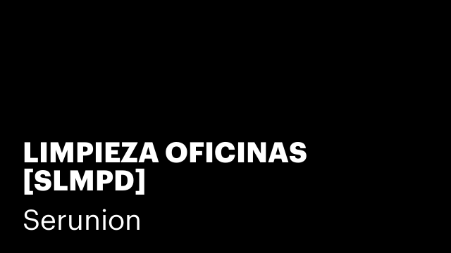 LIMPIEZA OFICINAS [SLMPD]