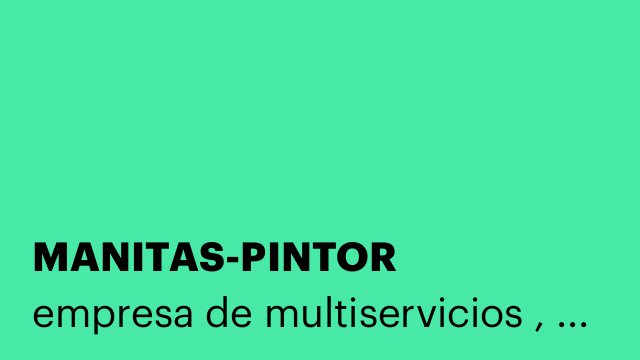 MANITAS-PINTOR