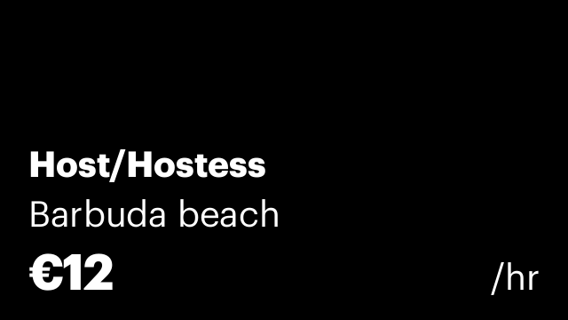 Host/Hostess