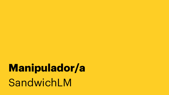 Manipulador/a