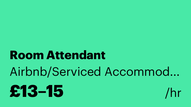 Room Attendant