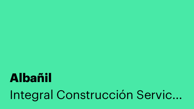 Albañil