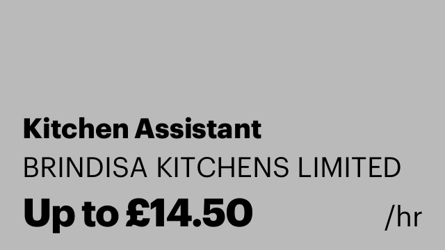 Kitchen Assistant