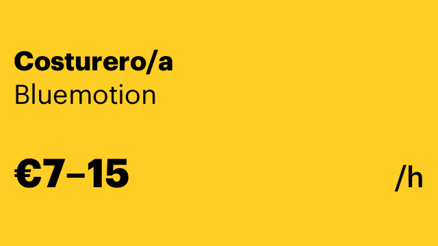 Costurero/a
