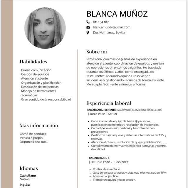 Candidate avatar