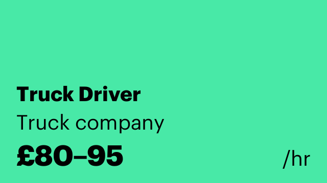 Truck Driver