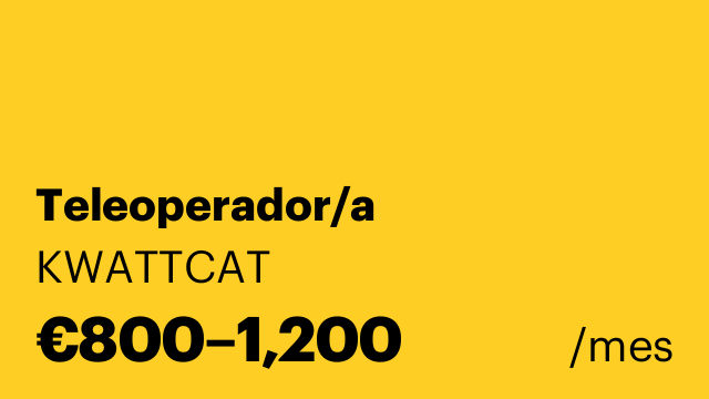 Teleoperador/a