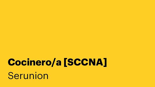 Cocinero/a [SCCNA]