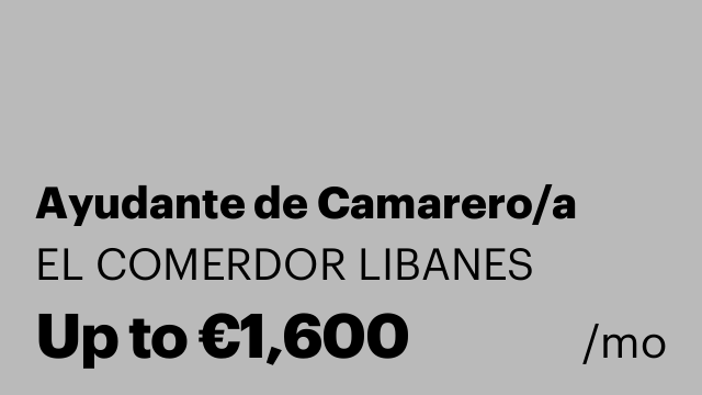 Ayudante de Camarero/a