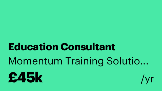 Education Consultant