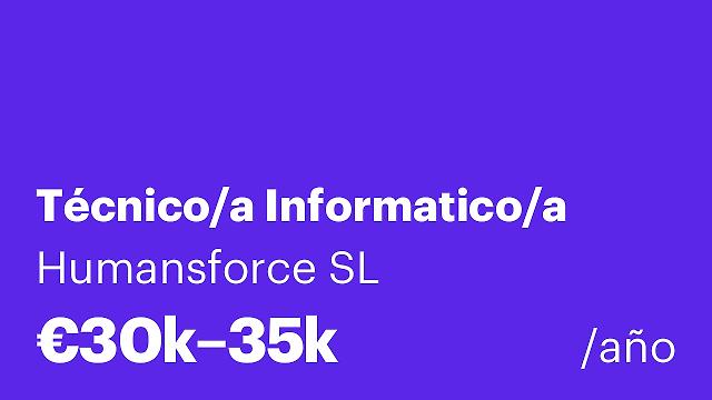 Técnico/a Informatico/a