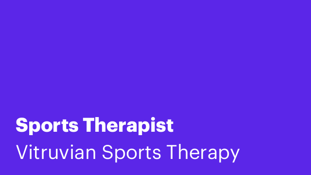 Sports Therapist