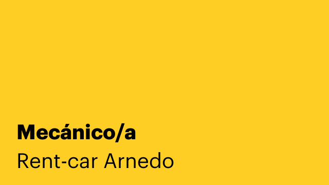 Mecánico/a
