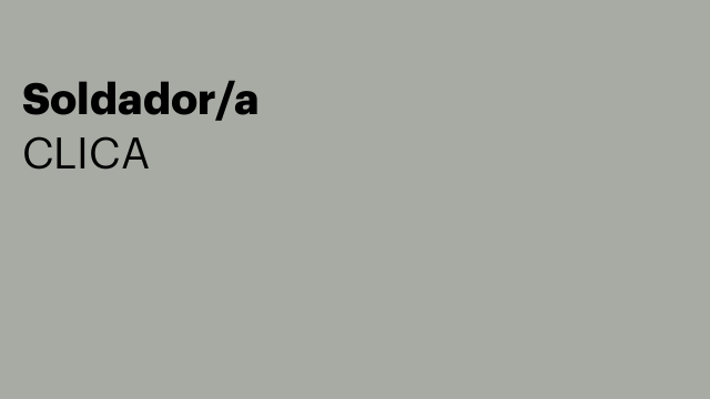 Soldador/a