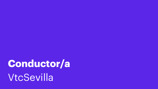 Conductor/a