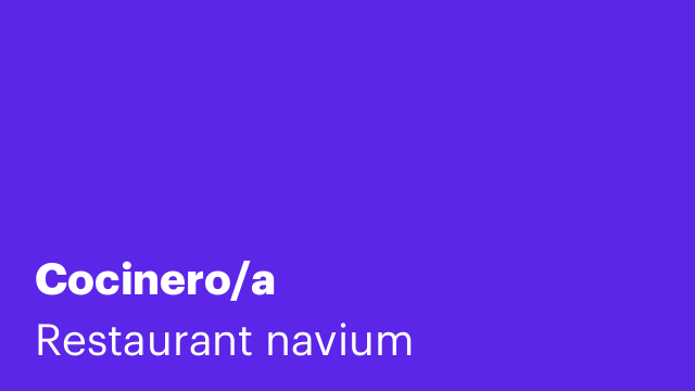Cocinero/a