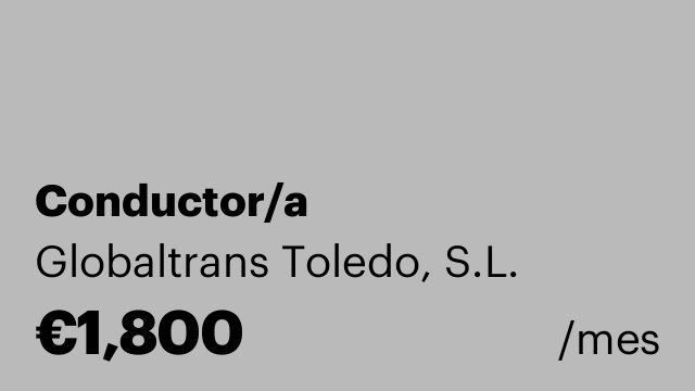 Conductor/a