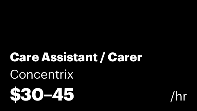 Care Assistant / Carer