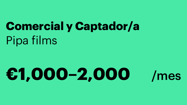 Comercial y Captador/a