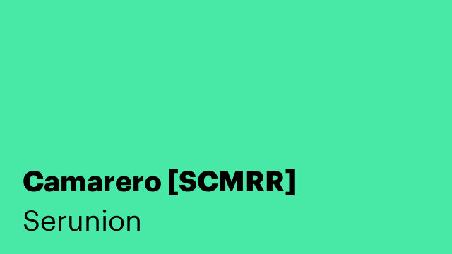 Camarero [SCMRR]