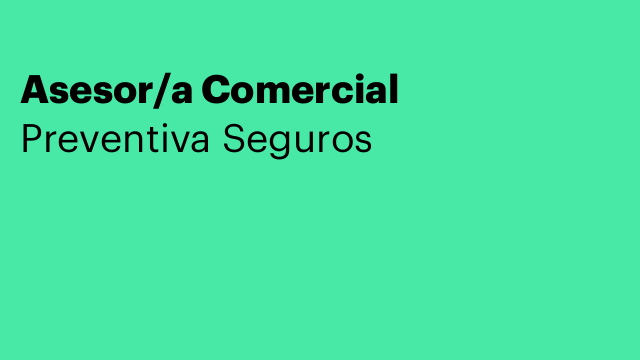 Asesor/a Comercial