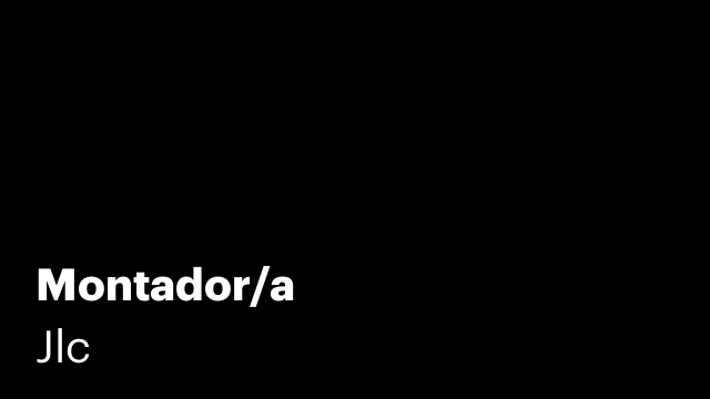 Montador/a