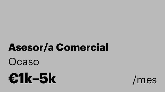 Asesor/a Comercial