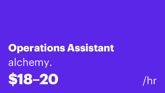 Operations Assistant