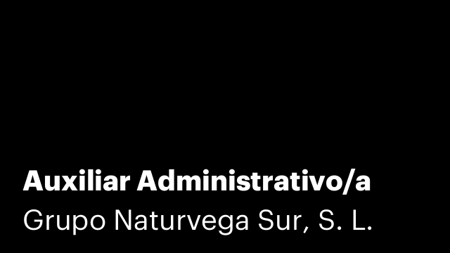 Auxiliar Administrativo/a