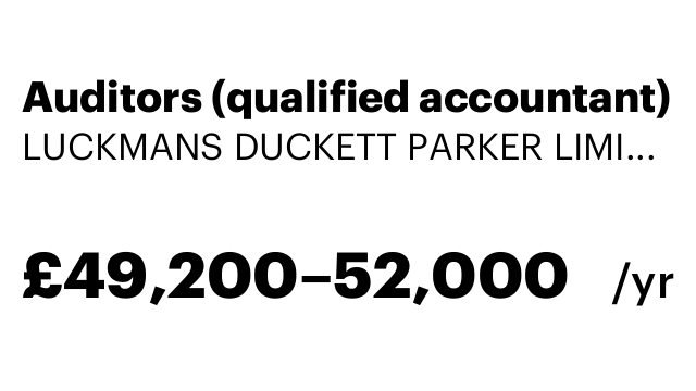 Auditors (qualified accountant)