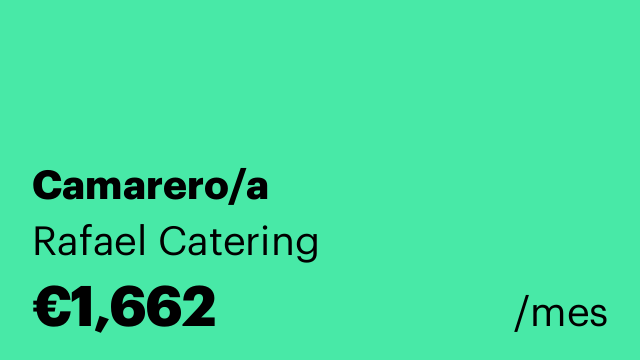 Camarero/a