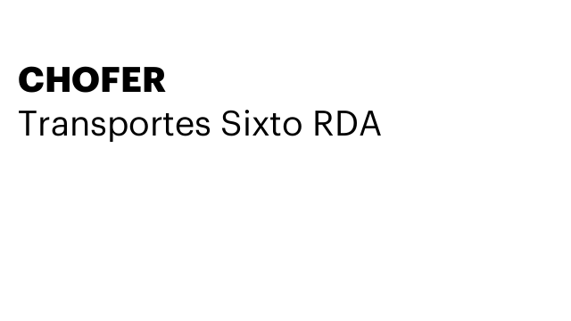 CHOFER
