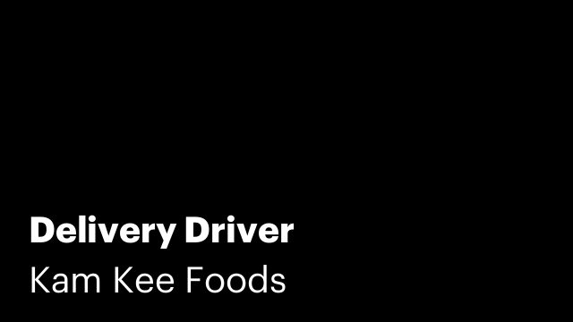 Delivery Driver
