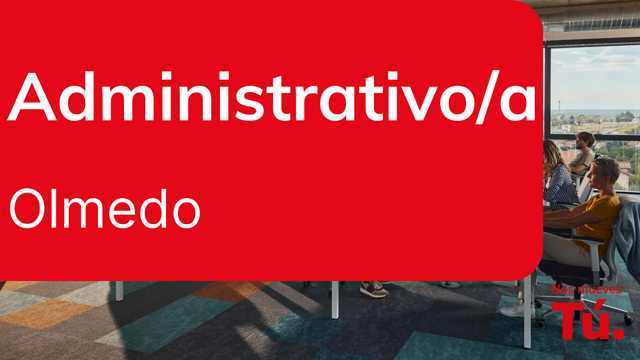 Auxiliar administrativo/a - Olmedo
